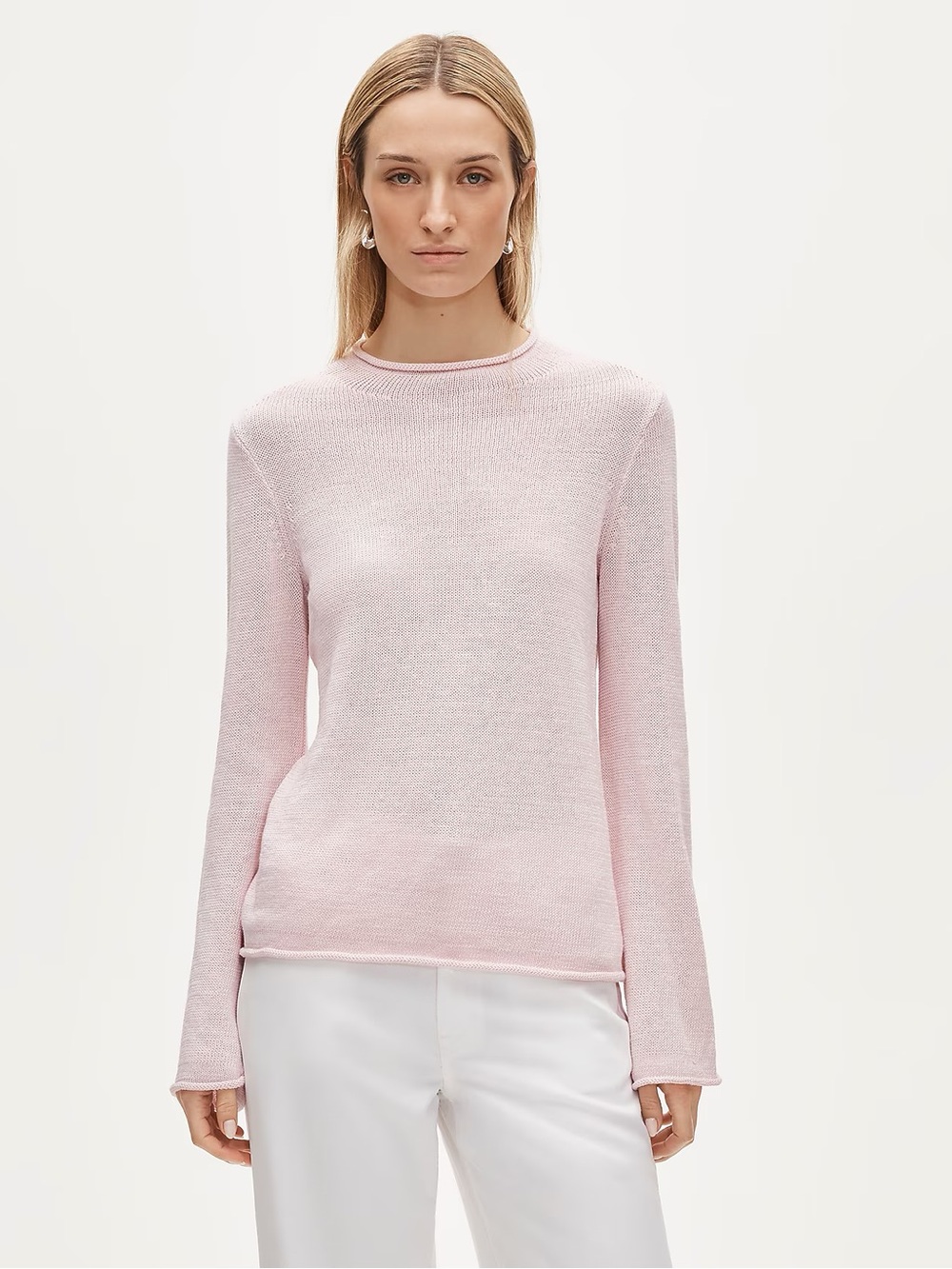 J.Crew Summer Rollneck in Linen Blend